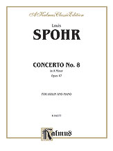 VIOLIN CONCERTO #8 OP 47 VIOLIN/PNO cover Thumbnail